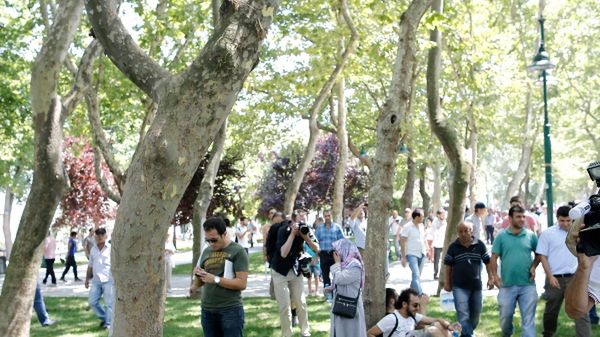 Park Gezi krótko po ponownym otwarciu