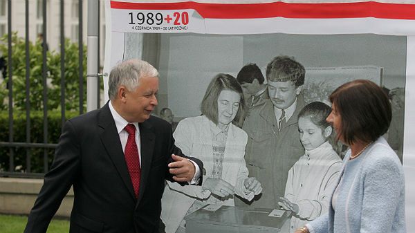 Lech Kaczyński z żoną Marią (zdj. arch.)