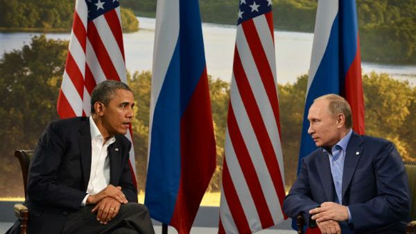 Barack Obama i Władimir Putin