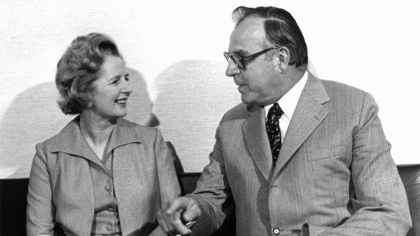Margaret Thatcher i Helmut Kohl