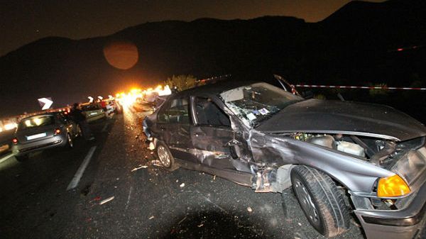 Jedno z pierwszych zdjęć z miejsca wypadku