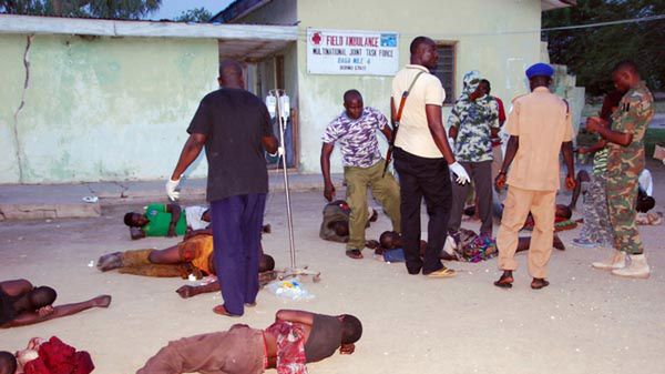 Leczenie rannych w wyniku ostrzału Boko Haram