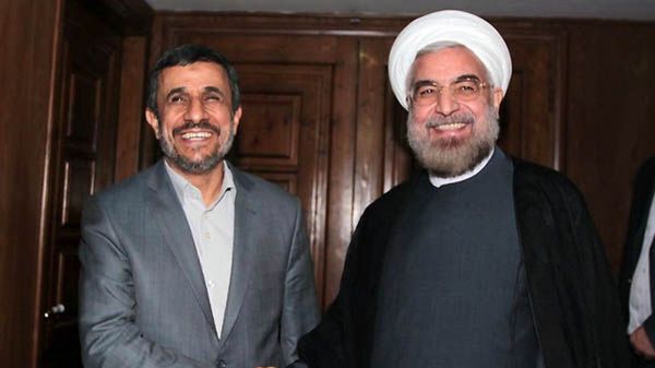 Mahmud Ahmadineżad i Hasan Rowhani