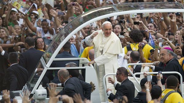 Papież Franciszek w Rio de Janeiro