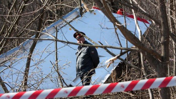 Miejsce katastrofy prezydenckiego tupolewa