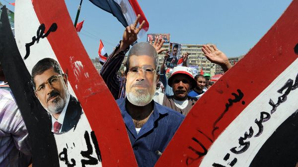 Zwolennicy Mohamed Mursiego, lipiec 2013 r.