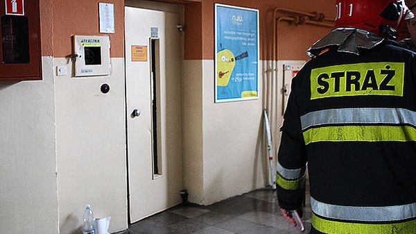 Akcja straży w budynku ZUT