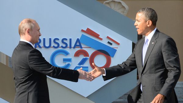 Putin wita Obamę na szczycie G20