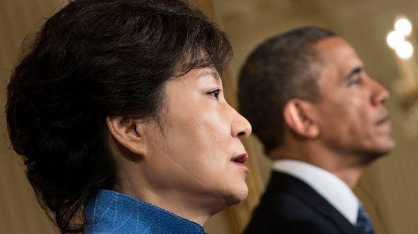 Prezydenci Korei Płd. i USA, Park Geun Hie i Barack Obama