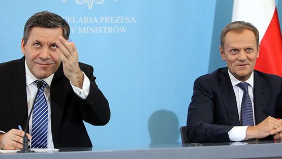 Janusz Piechociński i Donald Tusk