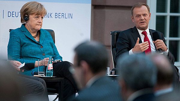 Angela Merkel i Donald Tusk