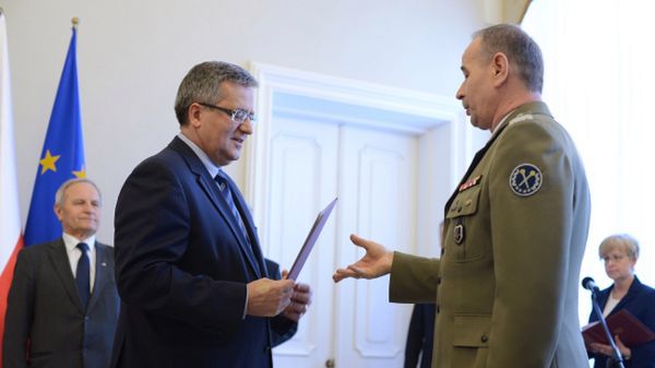 Bronisław Komorowski i gen. Mieczysław Gocuł