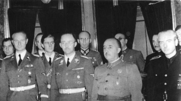 Heinrich Himmler i gen. Francisco Franco, 1940 r.