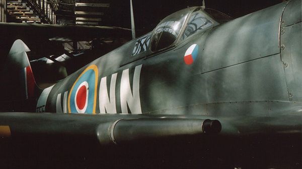 Supermarine Spitfire z czechosłowackiego 310. Dywizjonu RAF