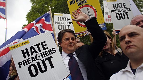 Demonstracja BNP w Londynie