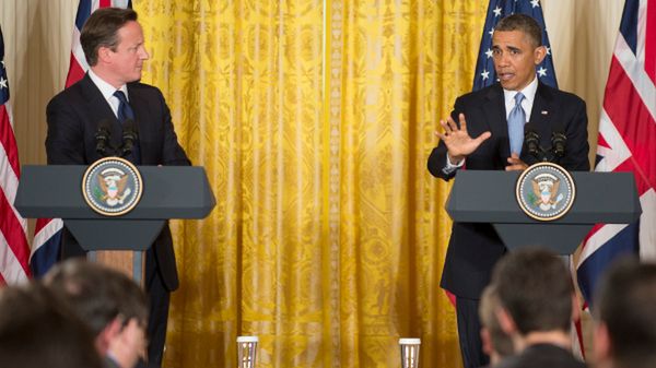 David Cameron i Barack Obama