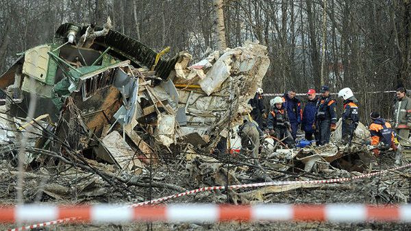 Wrak prezydenckiego Tu-154
