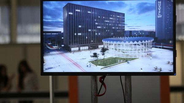 Wizualizacja zwycięskiego projektu na modernizację Rotundy