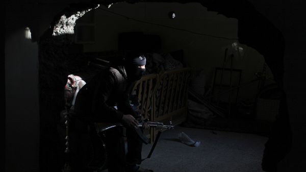 Syryjski rebeliant w Deir Ezzor