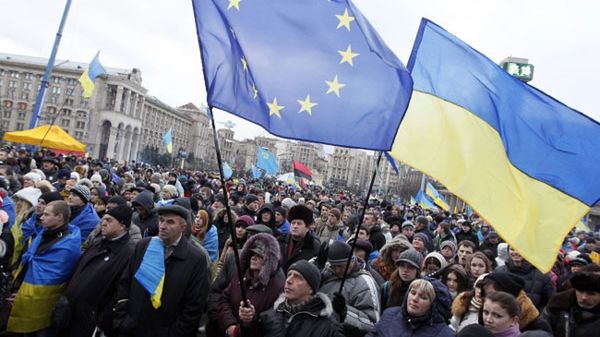 Protest na kijowskim Majdanie