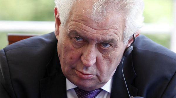 Prezydent Czech Milosz Zeman