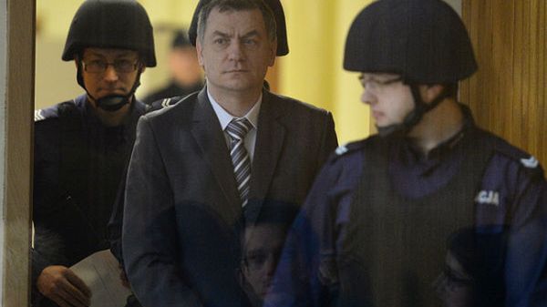 Brunon Kwiecień podczas procesu przed Sądem Okręgowym w Krakowie