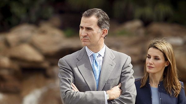 Książę Filip i księżniczka Letizia