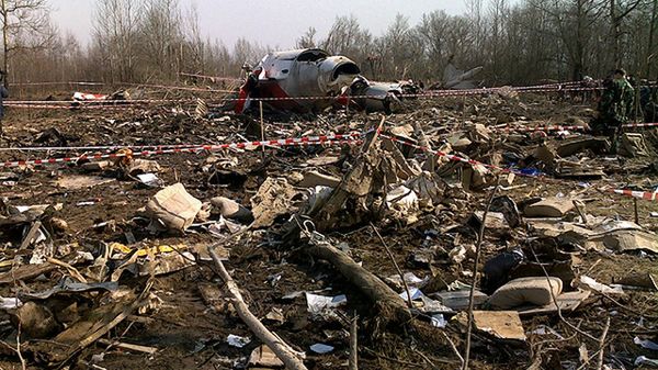 Miejsce katastrofy Tu-154M w Smoleńsku