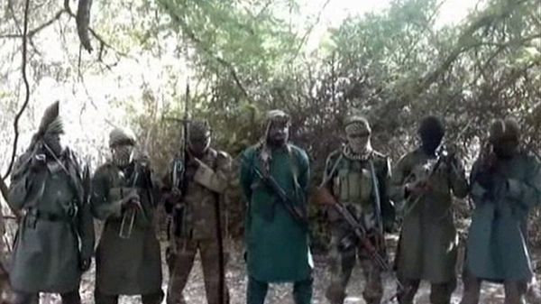Członkowie Boko Haram, w środku lider organizacji Abubakar Shekau