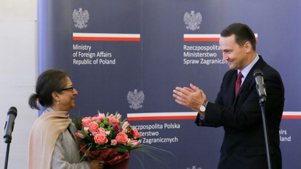 Asma Jilani Jahangir i Radosław Sikorski