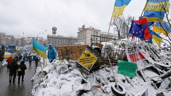 Barykada w Kijowie