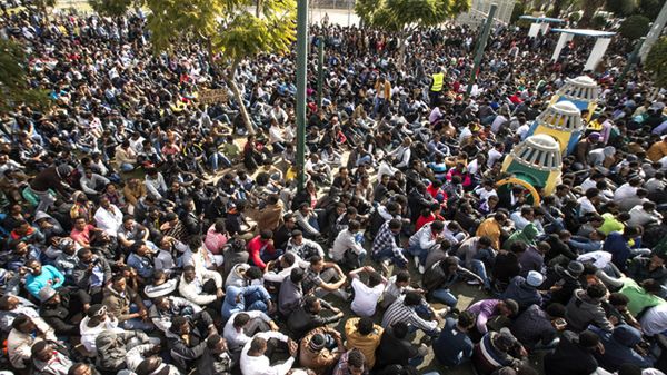 Protest imigrantów w Tel Awiwie