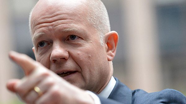 Brytyjski minister spraw zagranicznych William Hague