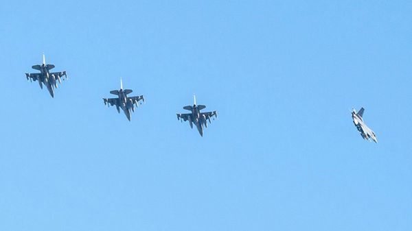 Amerykańskie F-16 w Łasku
