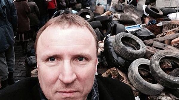 Jacek Kurski na barykadach w Kijowie