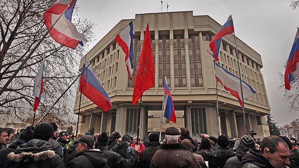 Budynek parlamentu w Symferopolu