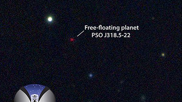Zdjęcie swobodnie poruszającej się planety PSO J318.5-22