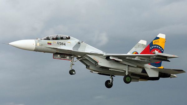 Wenezuelski myśliwiec Su-30MK2