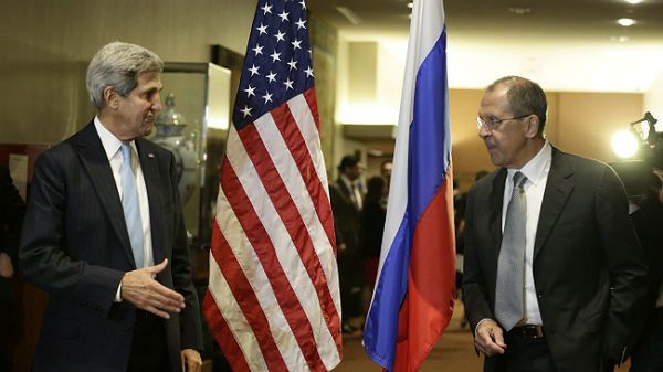 John Kerry i Siergiej Ławrow