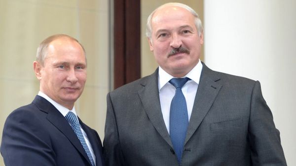 Władimir Putin i Aleksander Łukaszenka