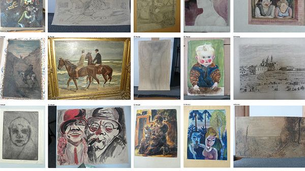 Fragment odnalezionej w Monachium kolekcji dzieł sztuki