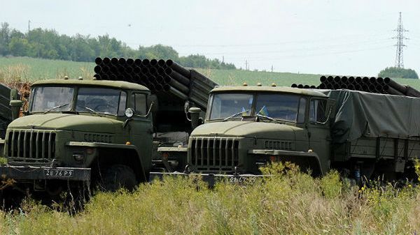 Ciężarówki z systemem rakietowym Grad