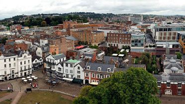 Miasto Exeter w Wielkiej Brytanii