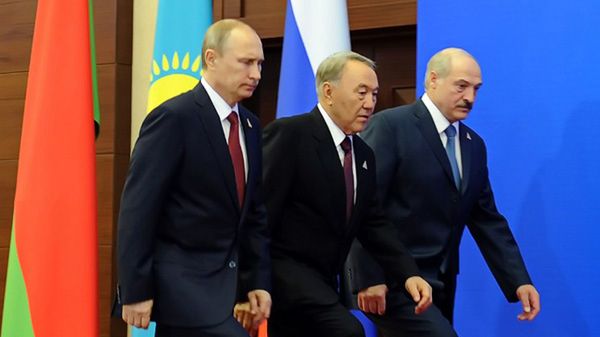 Prezydenci Rosji, Kazachstanu i Białorusi
