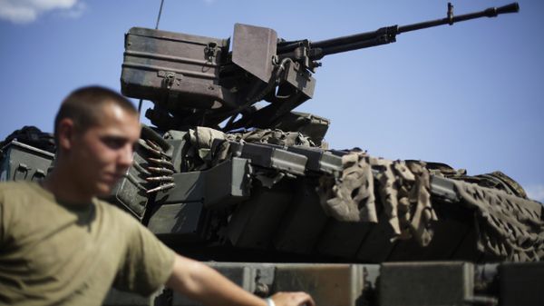 Posterunek ukraińskich wojsk