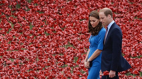 Książę William wraz z księżną Kate