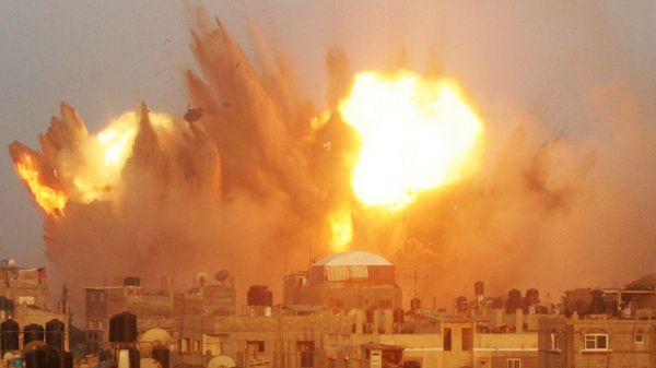 Wybuchy po nalocie na Rafah w Strefie Gazy