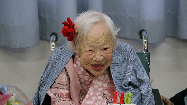 116-letnia Japonka Misao Okawa z Osaki jest obecnie najstarszym człowiekiem na świecie