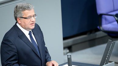 Prezydent Bronisław Komorowski w Bundestagu