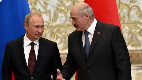 Władimir Putin i Aleksander Łukaszenka